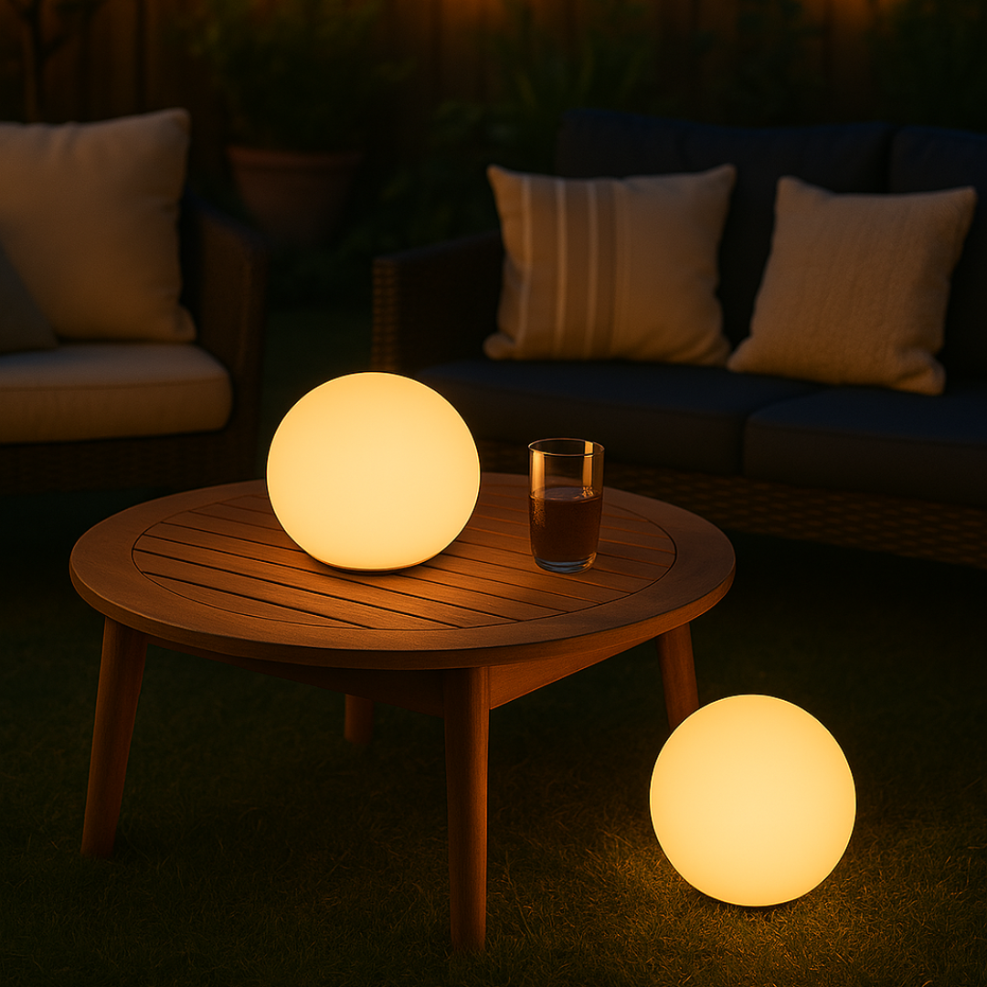 Luvo | Wireless Rechargeable Table Lamp with 16 Colors and Remote Control