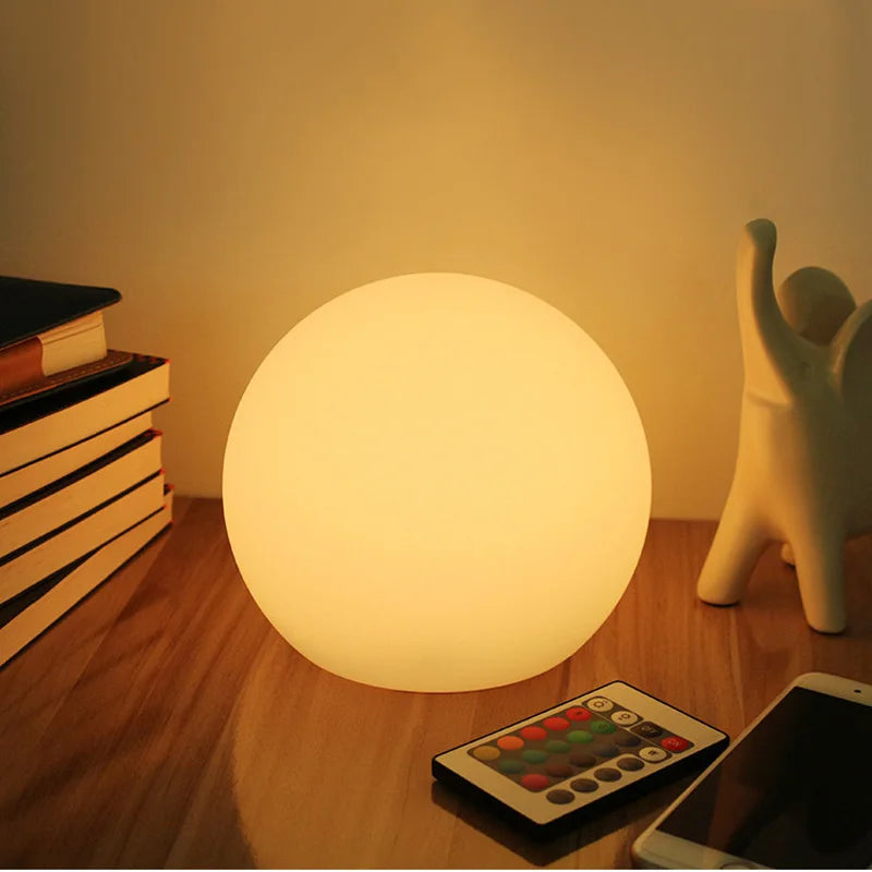 Luvo | Wireless Rechargeable Table Lamp with 16 Colors and Remote Control