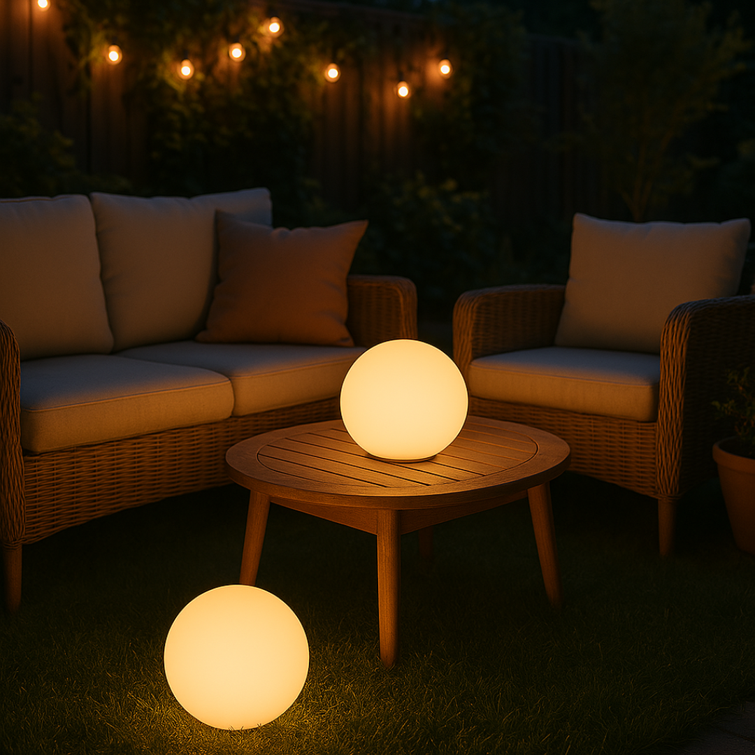 Luvo | Wireless Rechargeable Table Lamp with 16 Colors and Remote Control