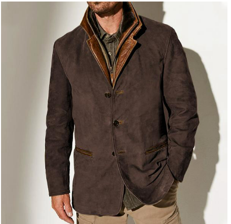Luvo | Doudoune pour Homme – Avec Boutons et Vintage