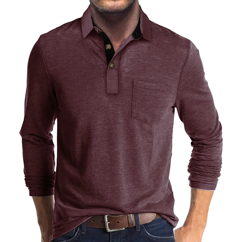 Luvo | Chemise Classique pour Homme à Manches Longues