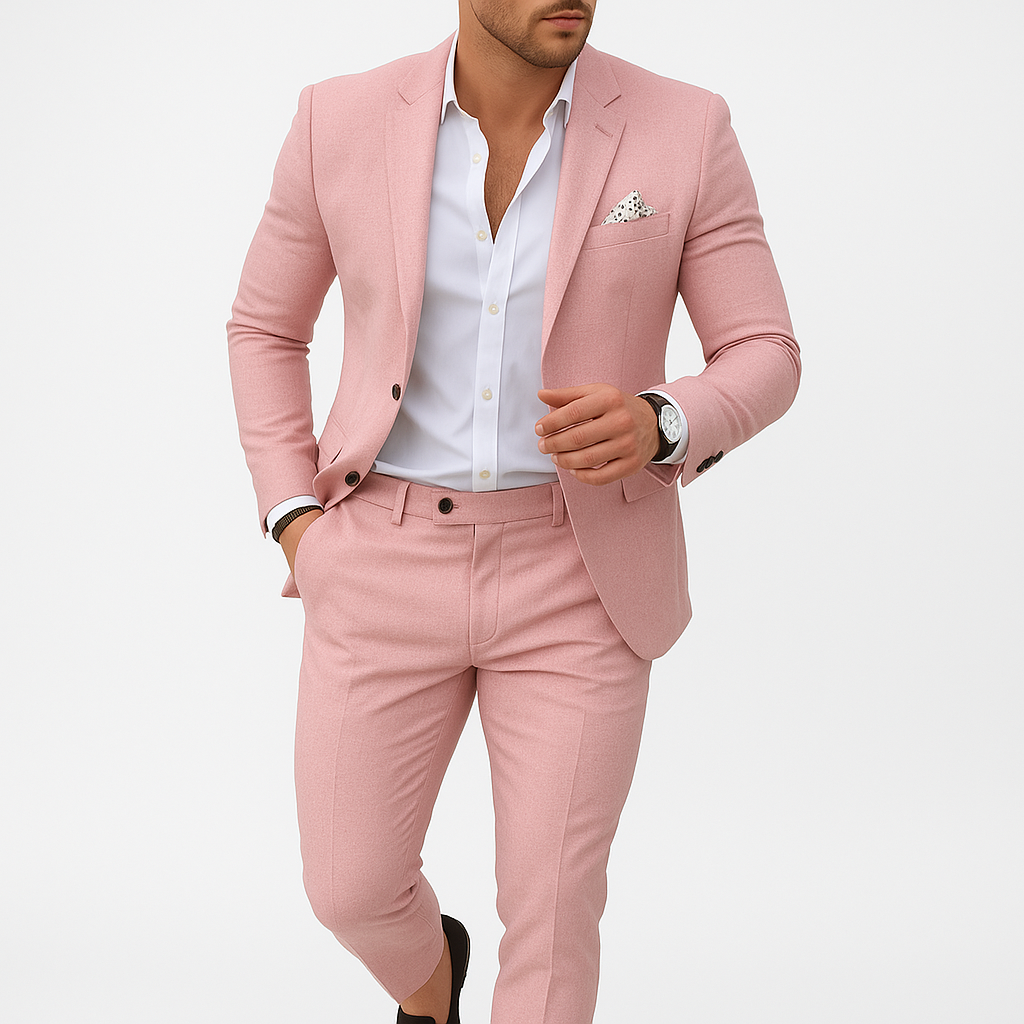 Luvo | Costume d'Été pour Homme – Coupe Slim & Élégant pour Mariage ou Affaires