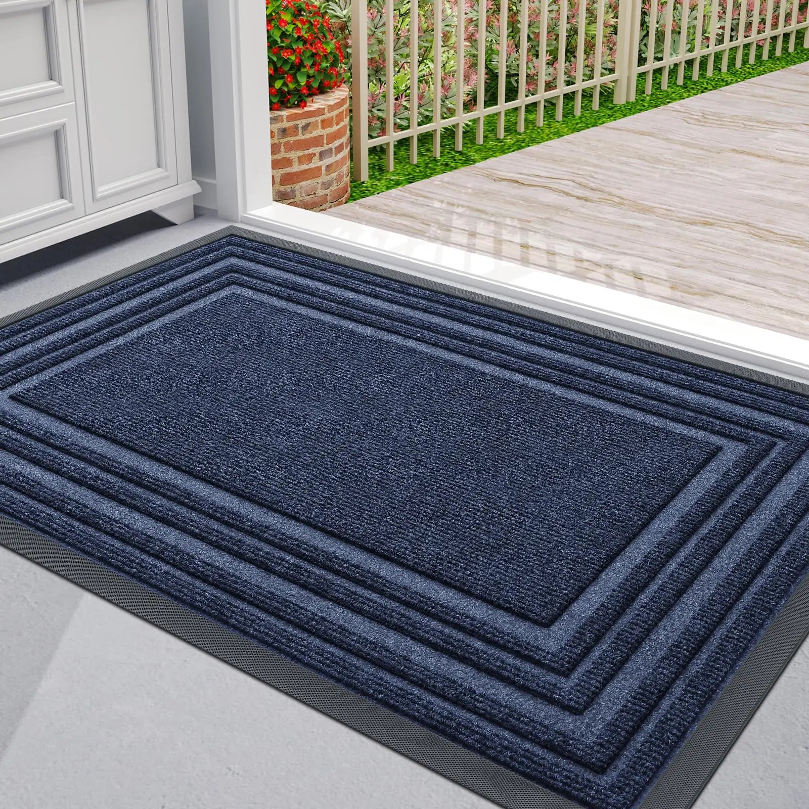 Luvo | Thin Non-Slip Doormat in Natural Rubber for Indoor and Outdoor Use