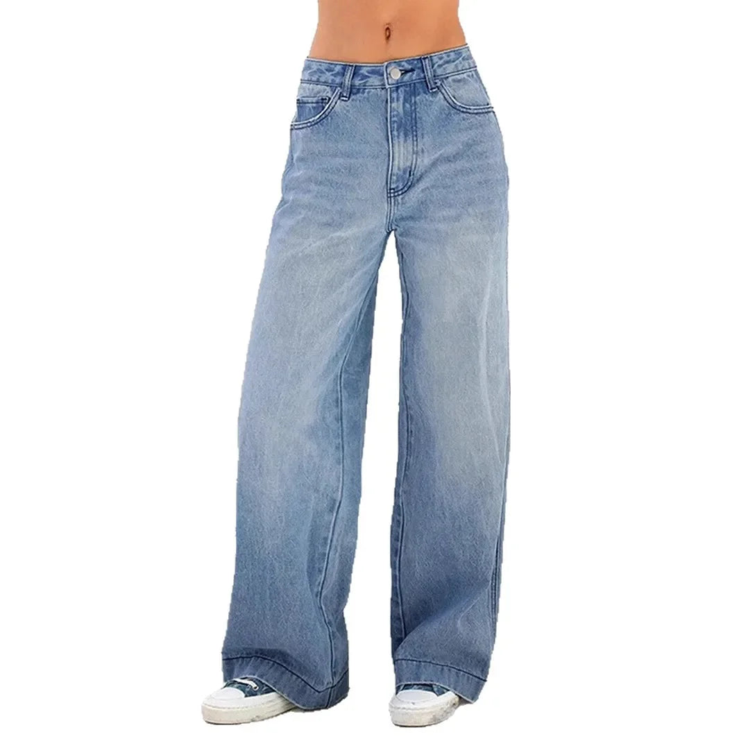 Luvo | Jean Baggy pour Femme - Taille Haute