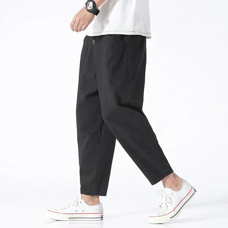 Luvo | Pantalon Court en Lin pour Homme