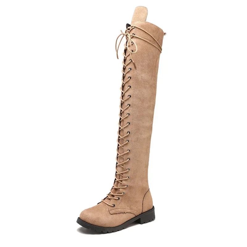 Luvo | Cuissardes élégantes pour femme – À lacets