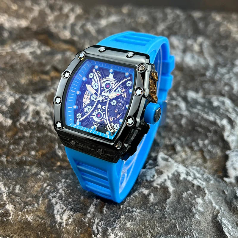 Luvo | Montre Homme de Luxe – Cadran Style Tonneau