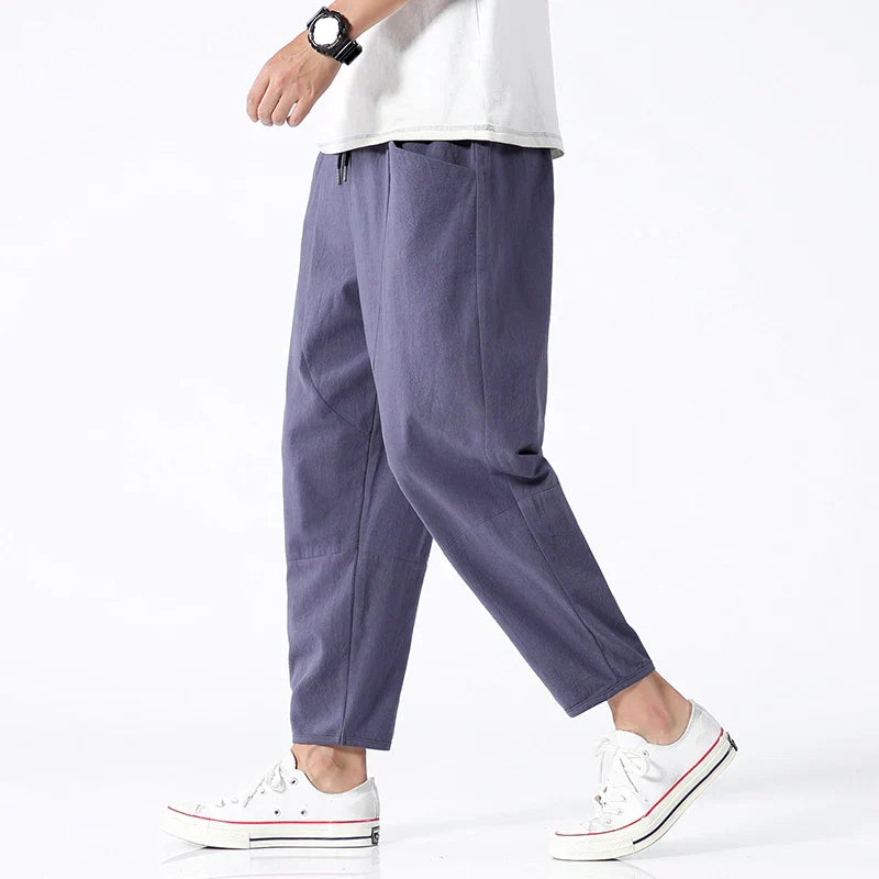 Luvo | Pantalon Court en Lin pour Homme