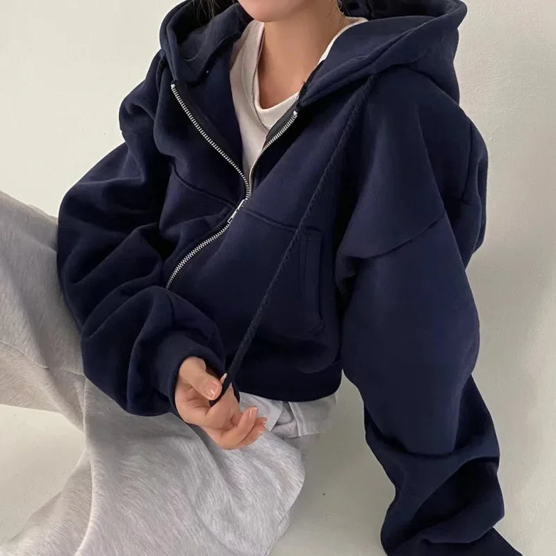 Luvo | Sweatshirt d’Hiver pour Femme – Avec Capuche