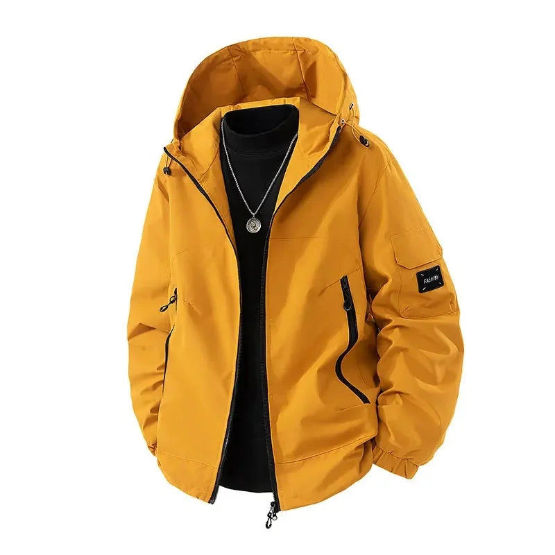 Luvo | Veste de Ski d’Hiver pour Homme avec Capuche – Grande Taille