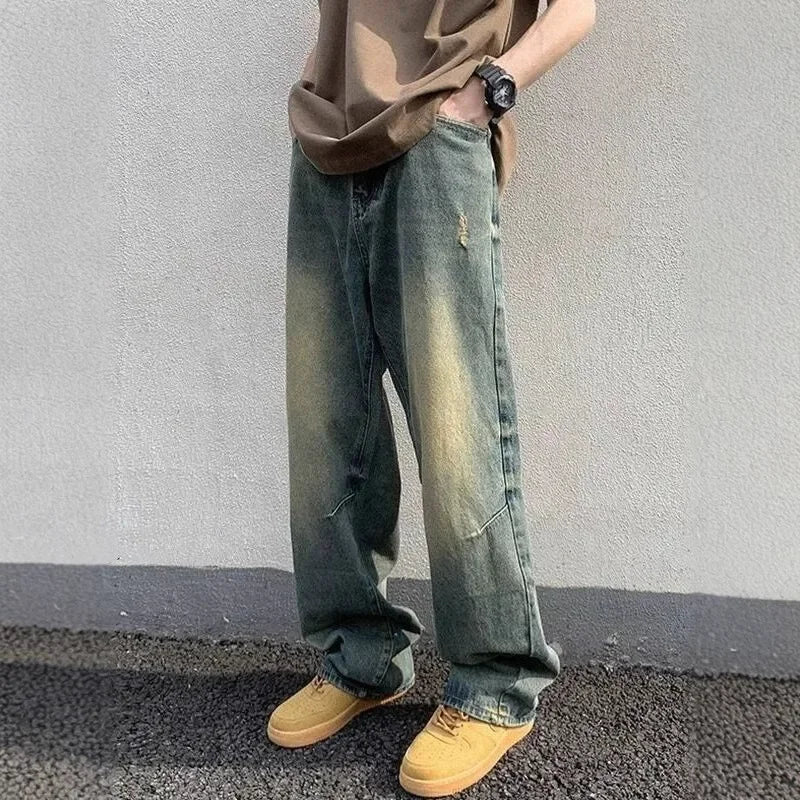 Luvo | Jean Baggy Long pour Homme - Style Streetwear