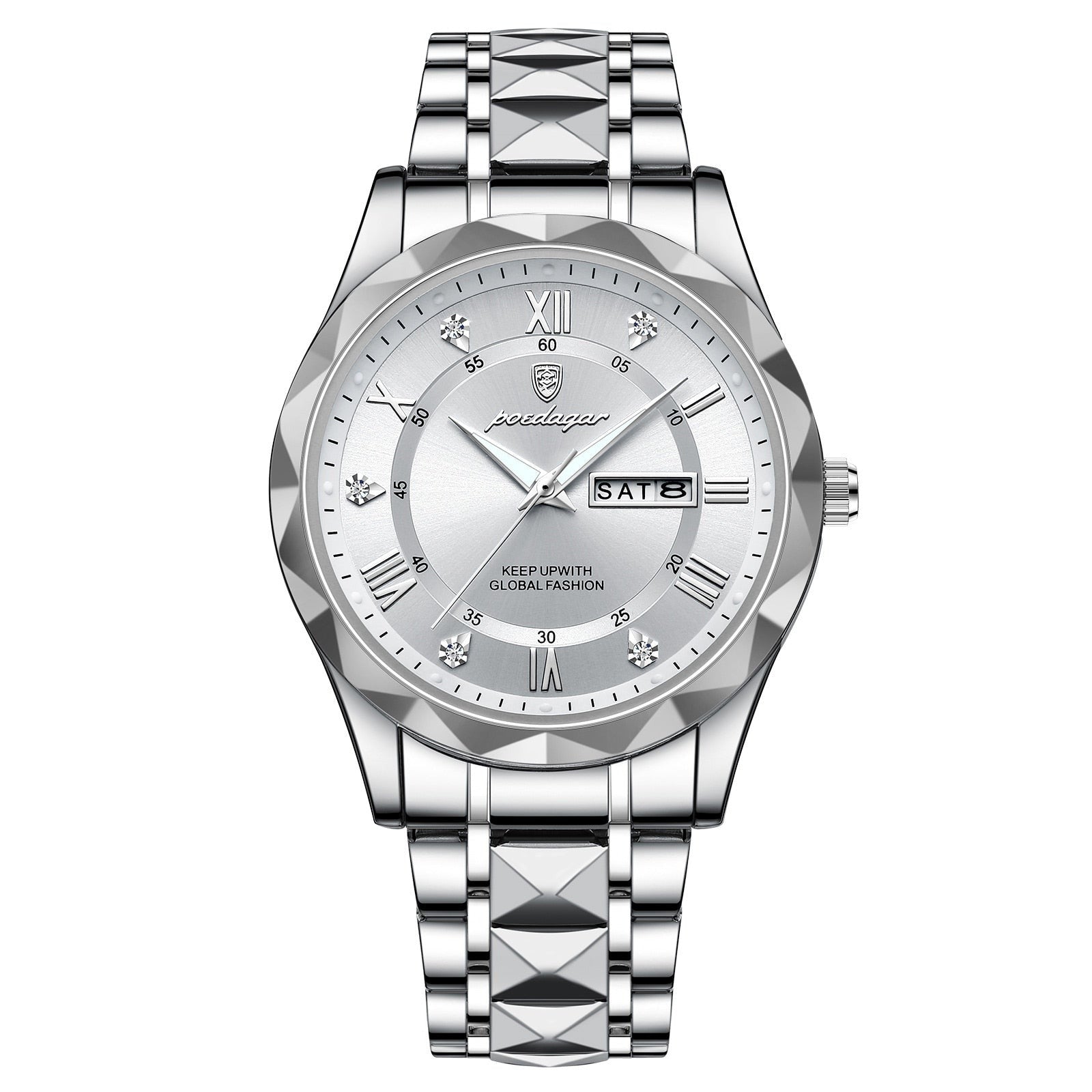 Luvo | Montre Homme Élégante en Acier Inoxydable