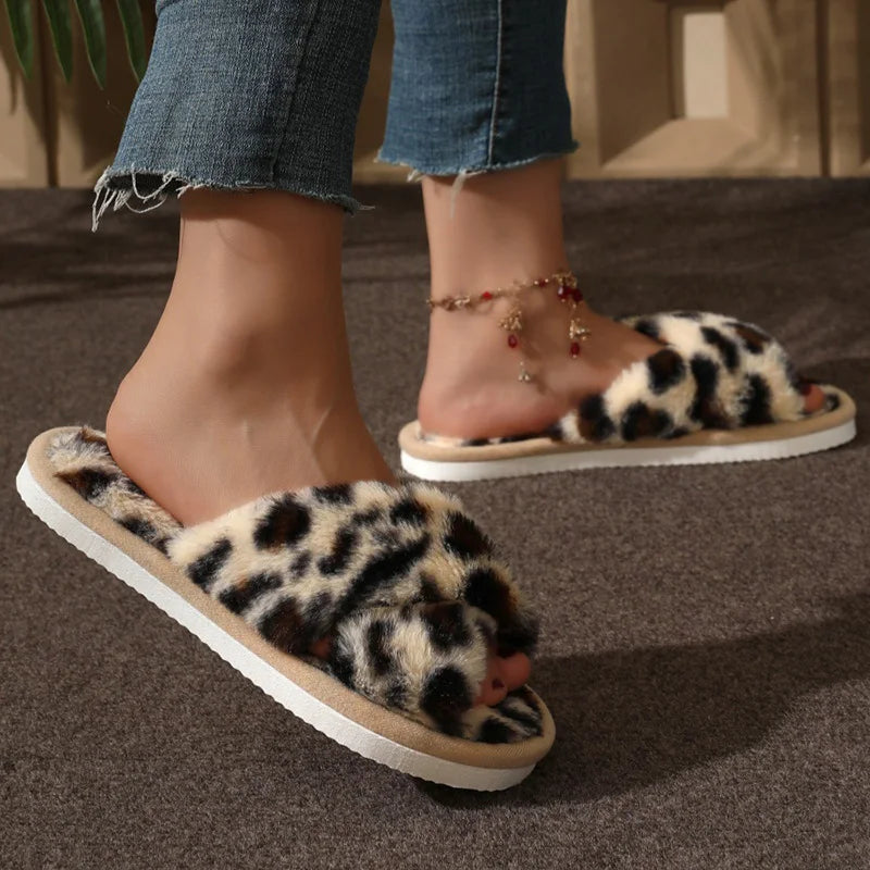 Luvo | Cozy Slippers for Women - Open Toe