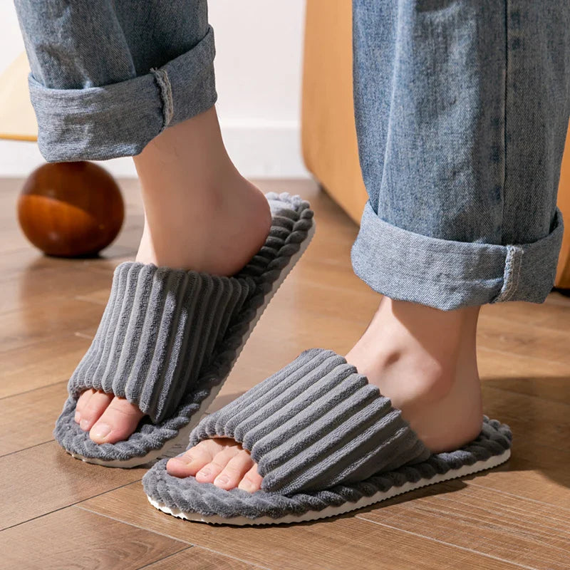 Luvo | Unisex Open Toe Slippers – Interior