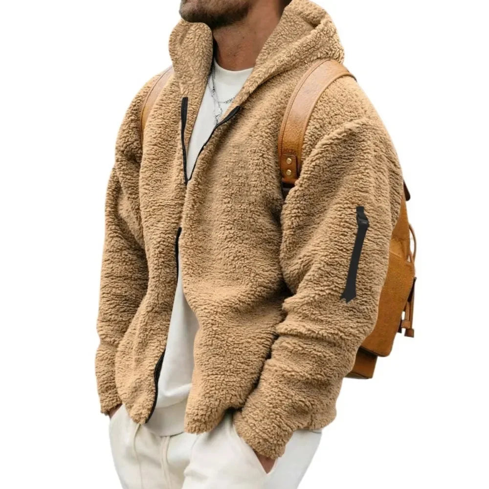 Luvo | Veste polaire à capuche pour homme – Hiver