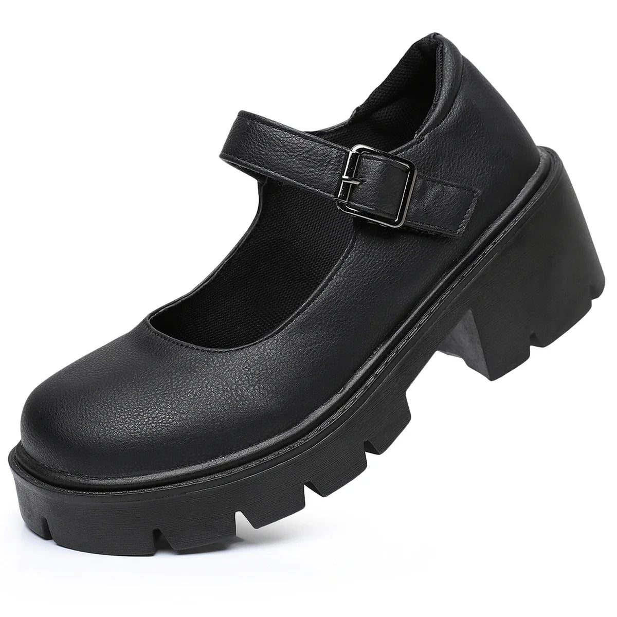 Luvo | Chaussures à plateau noires pour femme