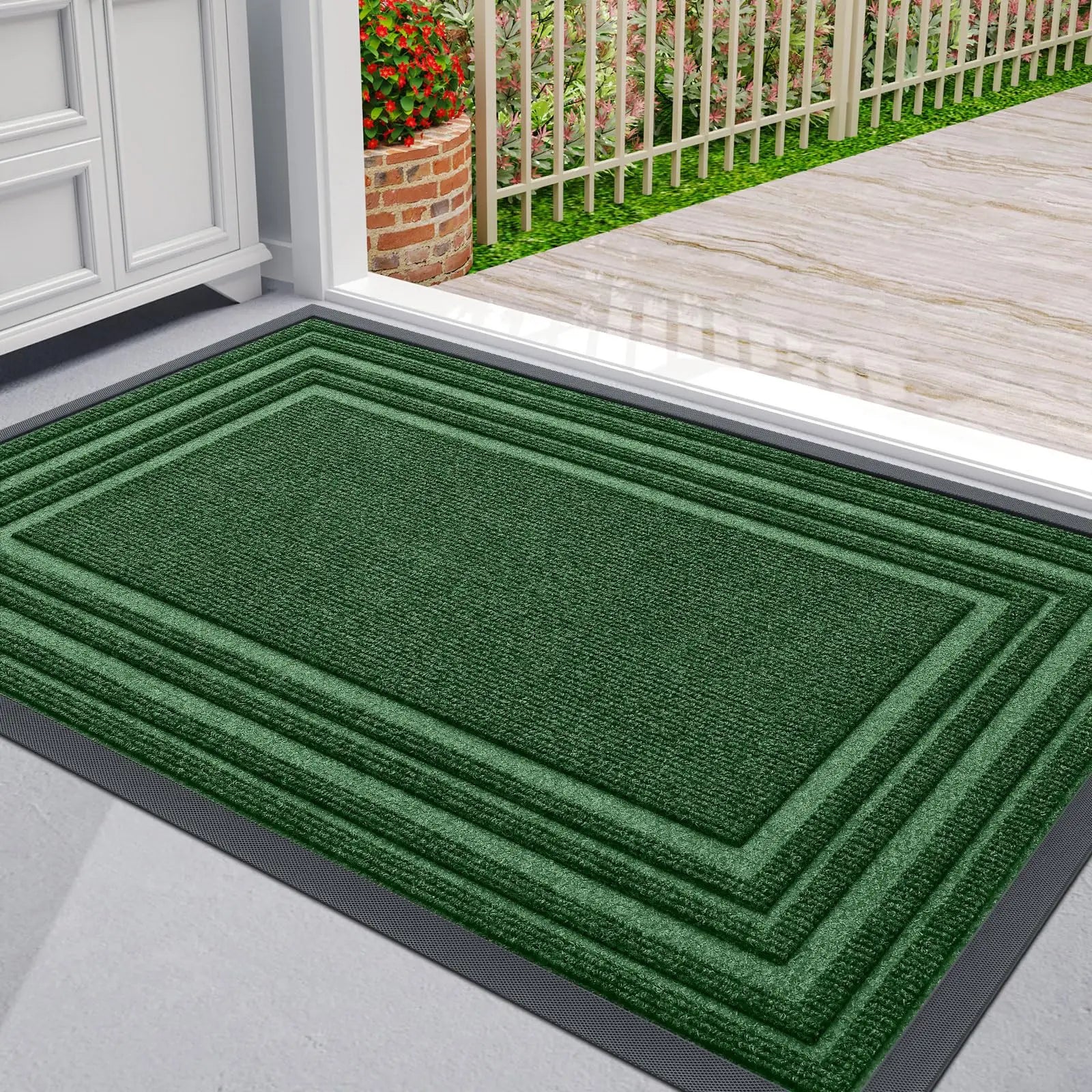 Luvo | Thin Non-Slip Doormat in Natural Rubber for Indoor and Outdoor Use