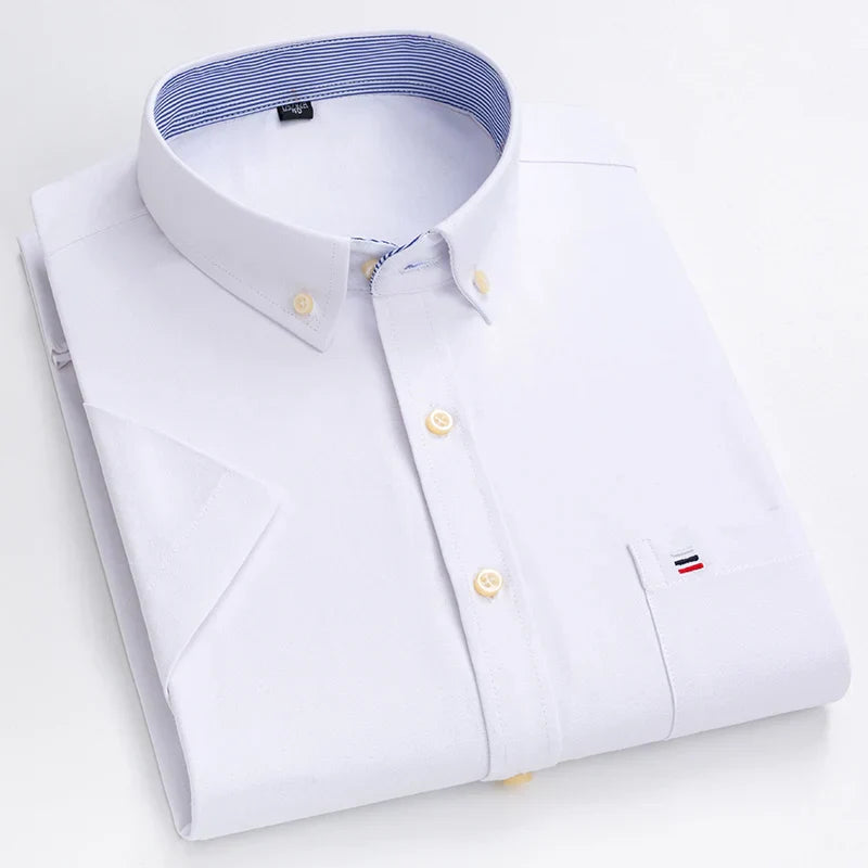 Luvo | Chemise boutonnée pour hommes - Manches courtes