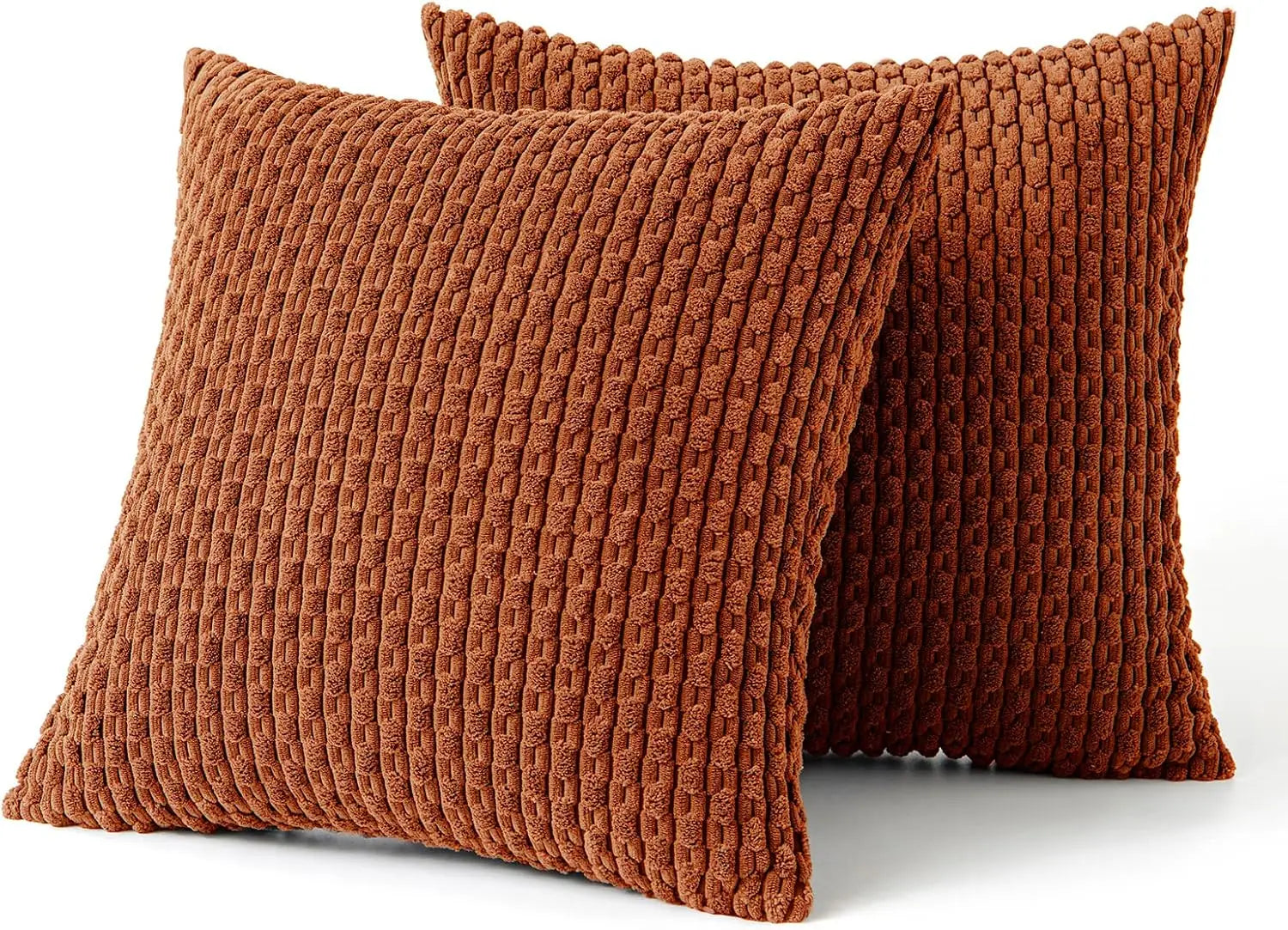 Luvo | Striped Corduroy Decorative Cushion – for Sofa and Bed