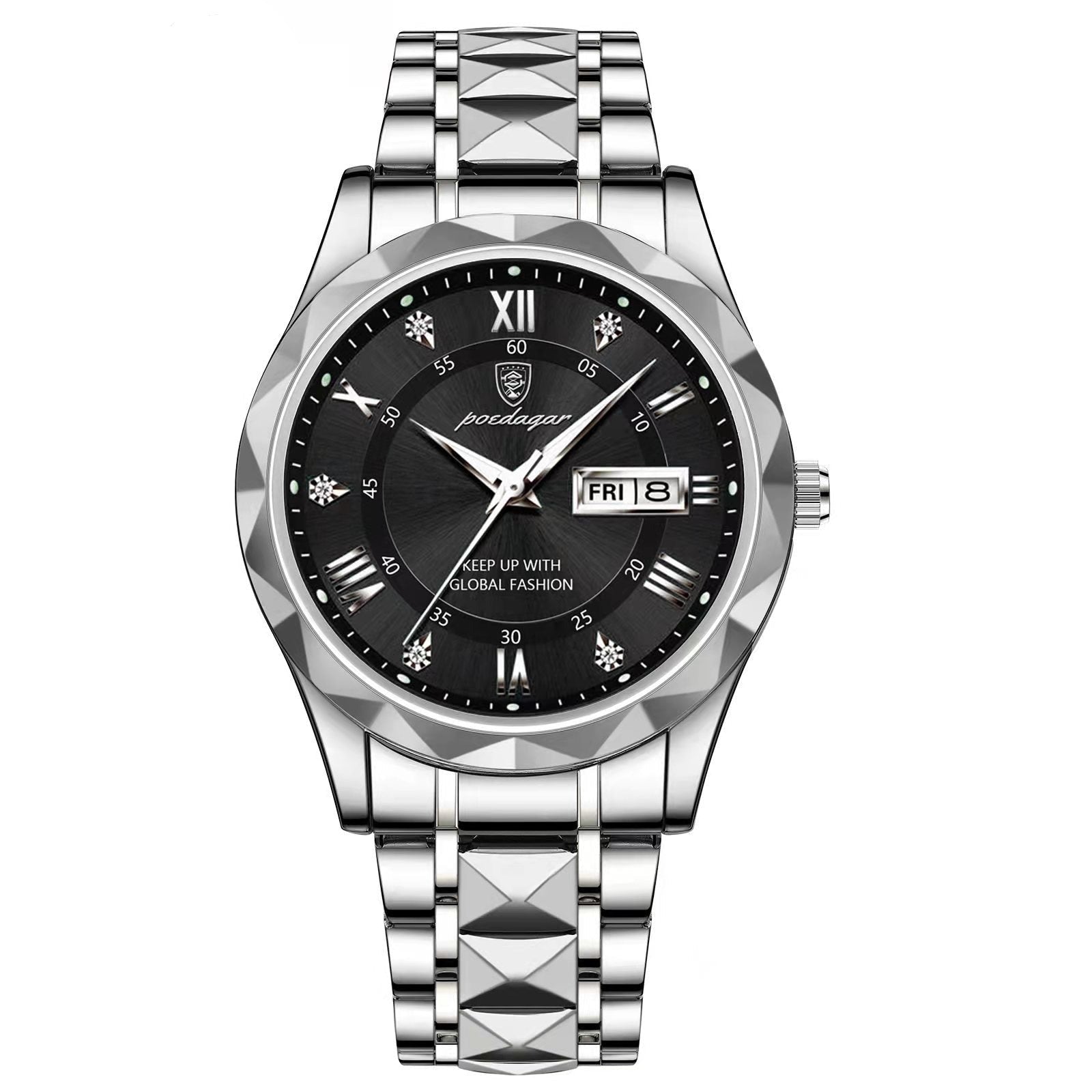 Luvo | Montre Homme Élégante en Acier Inoxydable