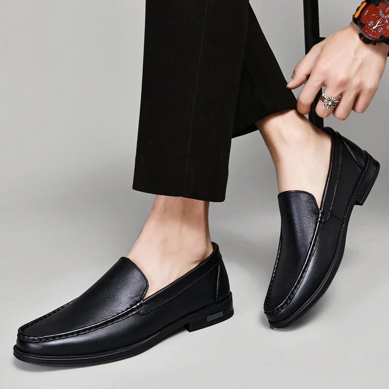 Luvo | Mocassins en Cuir de Luxe – Pour le Gentleman Moderne