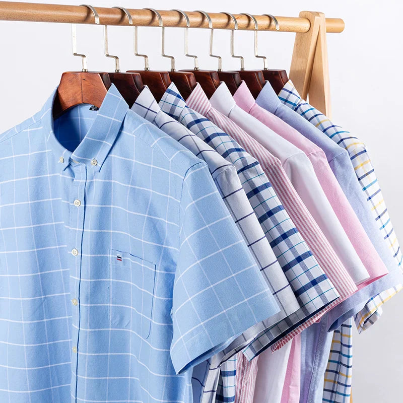 Luvo | Chemise boutonnée pour hommes - Manches courtes