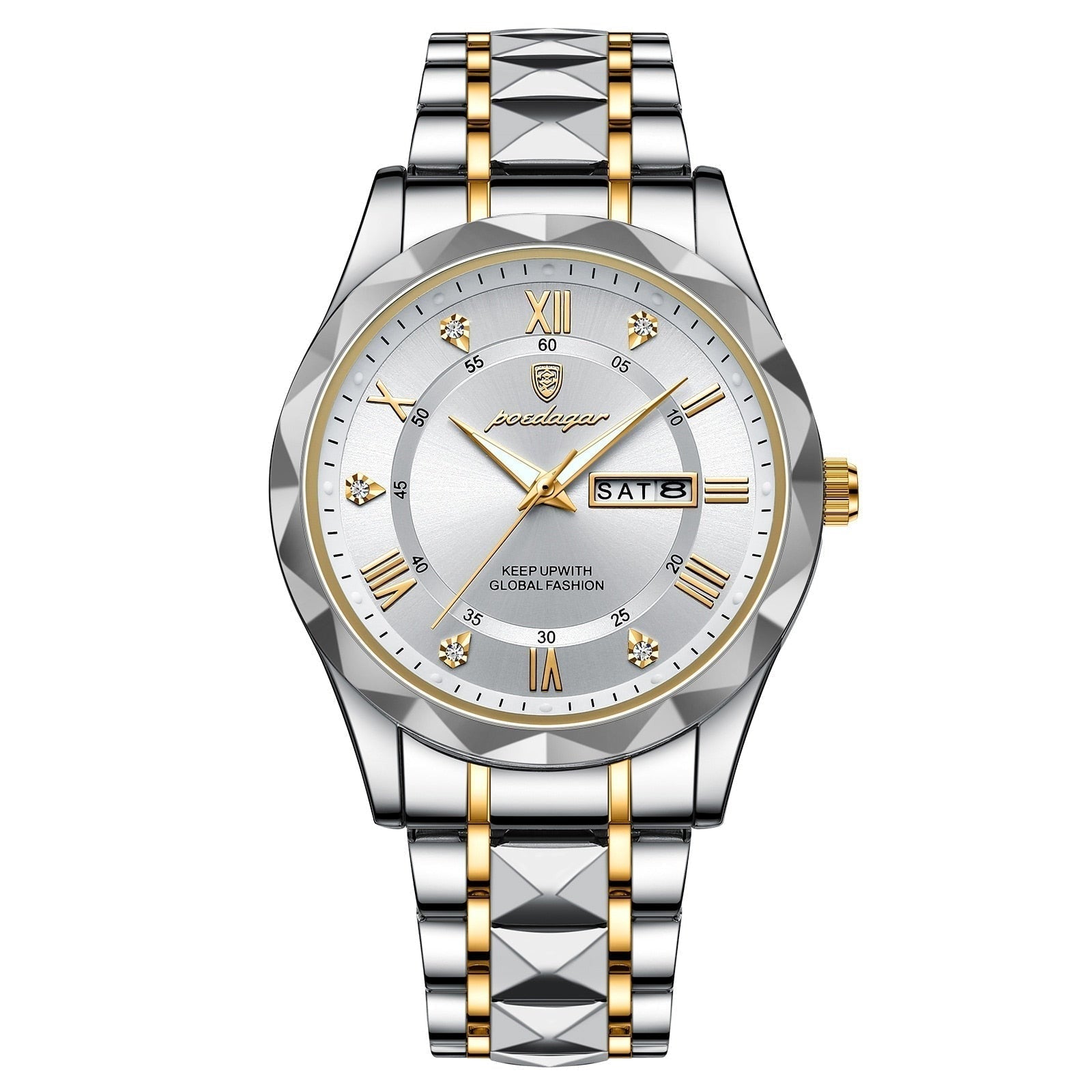 Luvo | Montre Homme Élégante en Acier Inoxydable