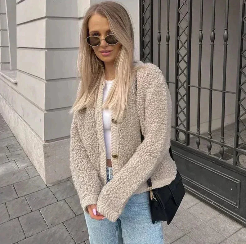 Luvo | Manteau Teddy Élégant pour Femme – Style Décontracté