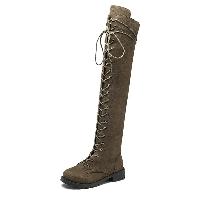 Luvo | Cuissardes élégantes pour femme – À lacets