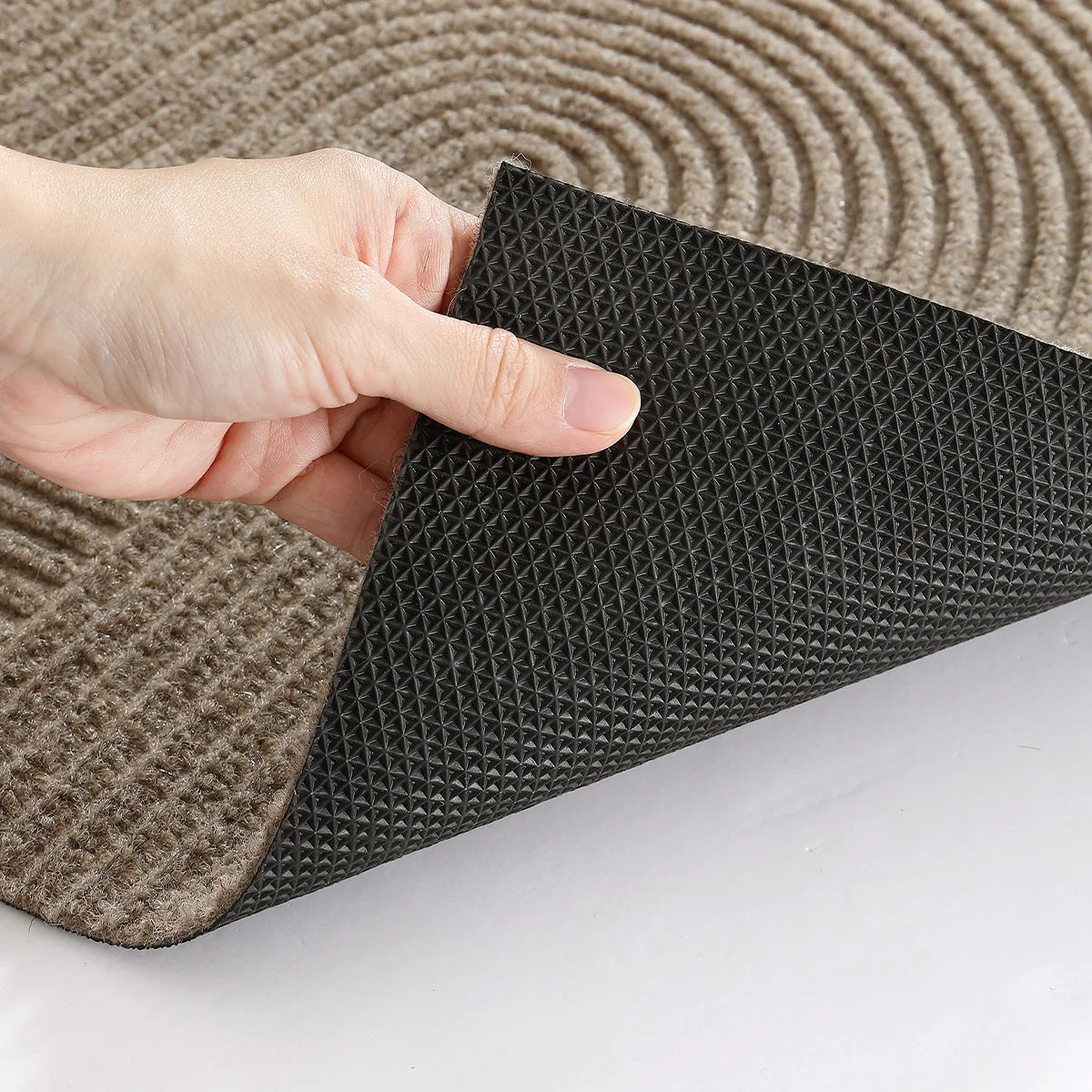 3D Grooved Doormat with Non-Slip for Indoor and Outdoor