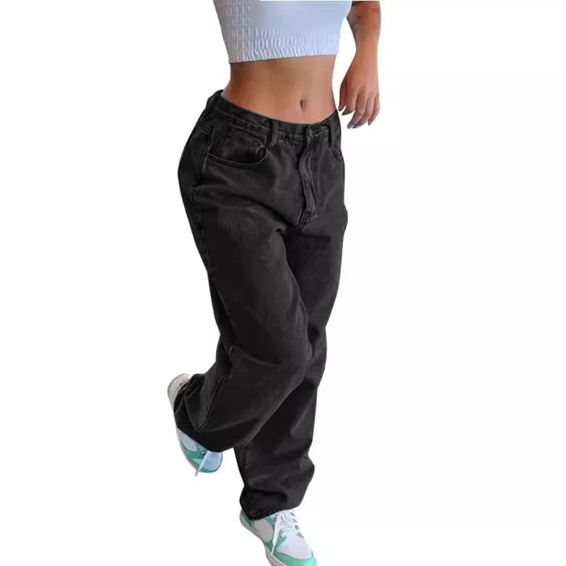 Luvo | Jean Baggy pour Femme – Décontracté
