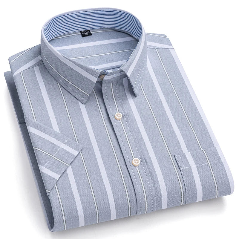 Luvo | Chemise boutonnée pour hommes - Manches courtes