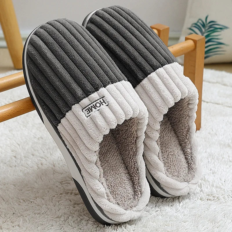 Luvo | Chaussons pour Homme – Rayés et Confortables – Hiver