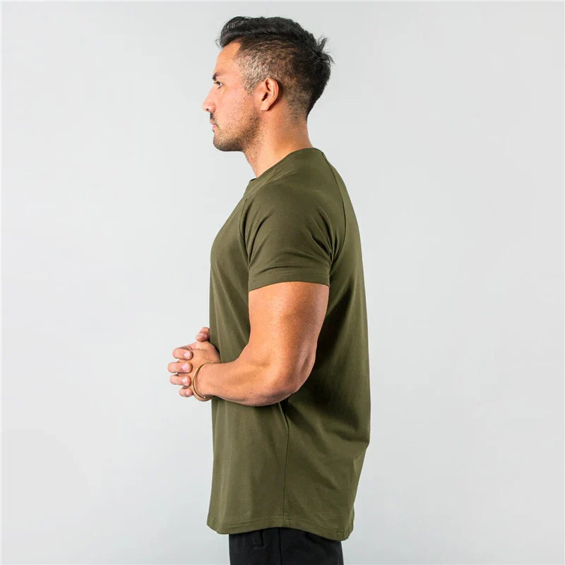 Luvo | T-shirt Sportif pour Homme – Respirant à Manches Courtes