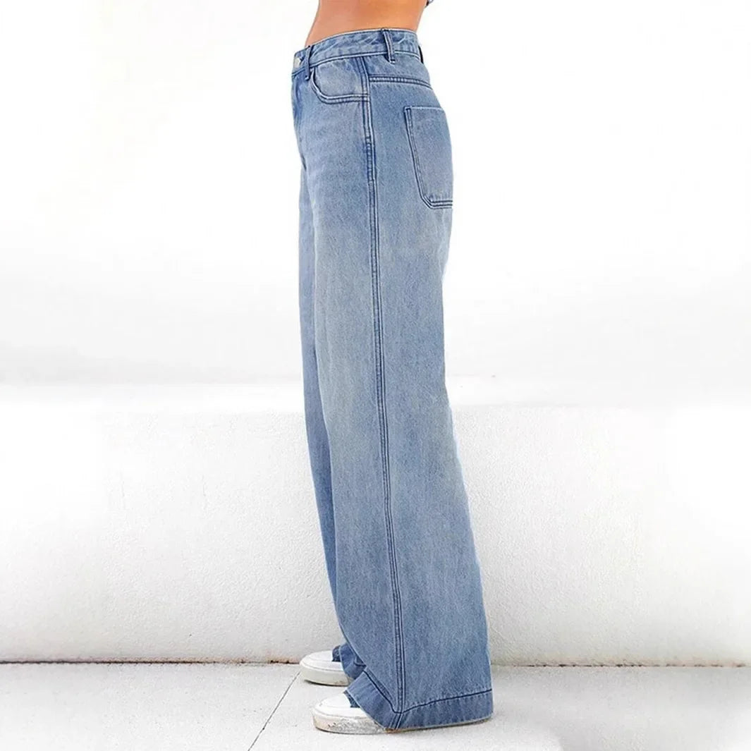 Luvo | Jean Baggy pour Femme - Taille Haute