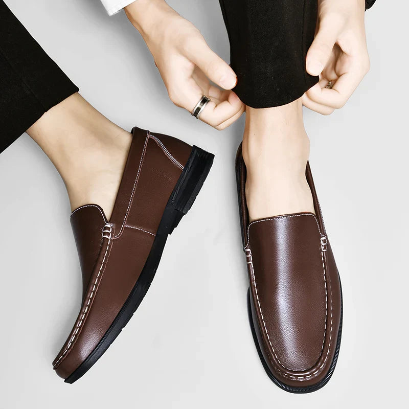 Luvo | Mocassins en Cuir de Luxe – Pour le Gentleman Moderne