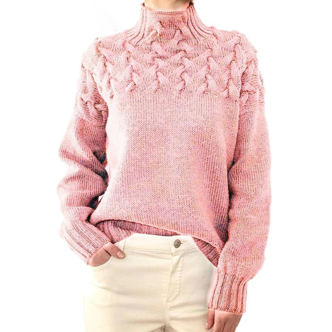 Luvo | Pull à Col Roulé en Maille pour Femme – Hiver