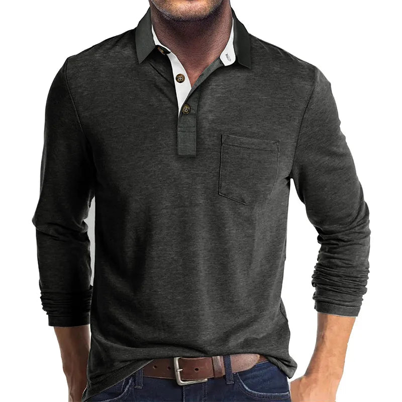 Luvo | Chemise Classique pour Homme à Manches Longues