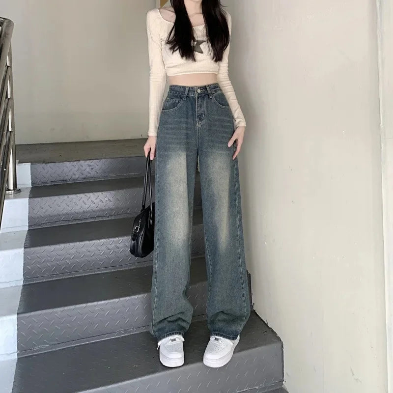 Luvo | Jean Baggy pour Femme - Jambes Larges