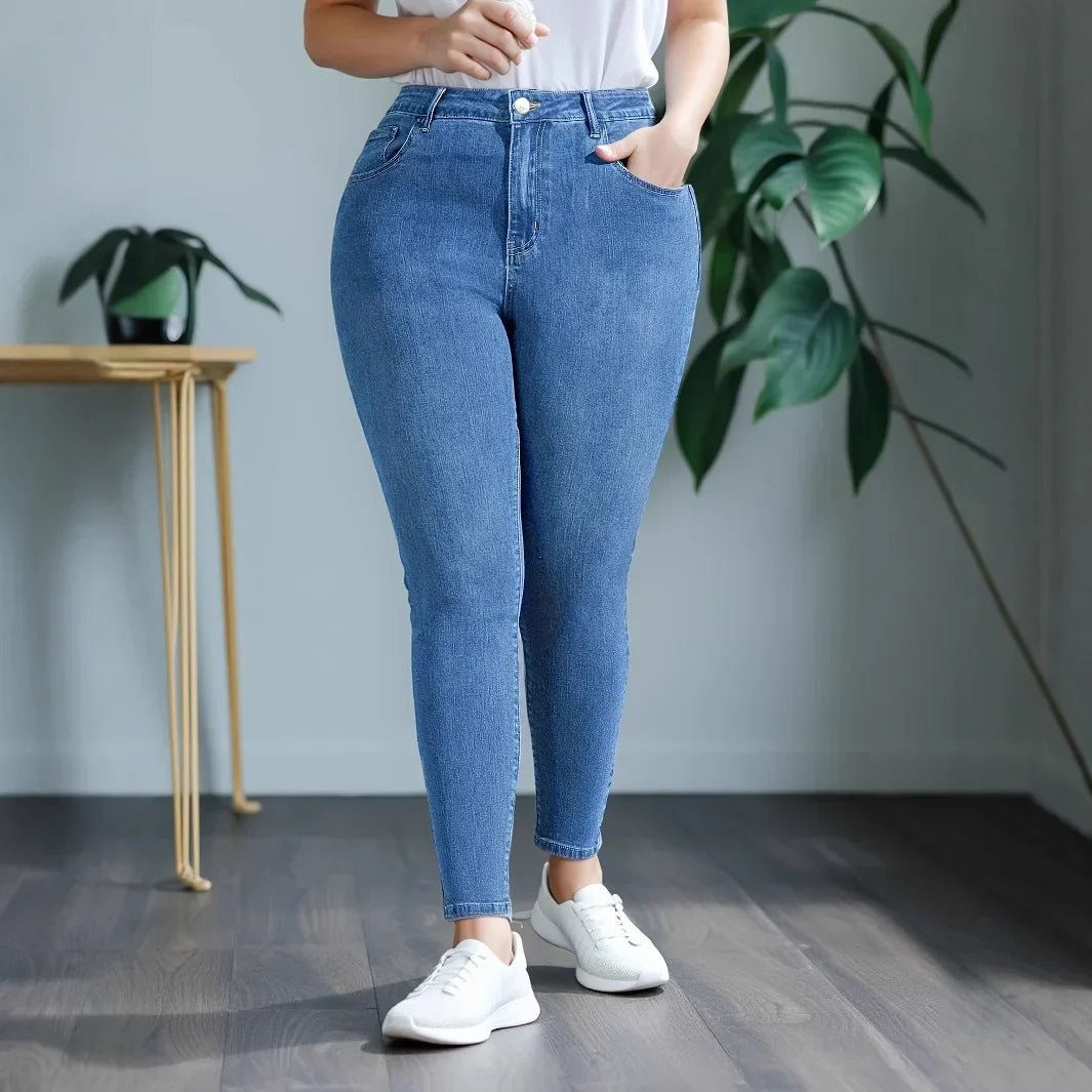 Luvo | Jean Mom pour Femme – Coupe Ajustée