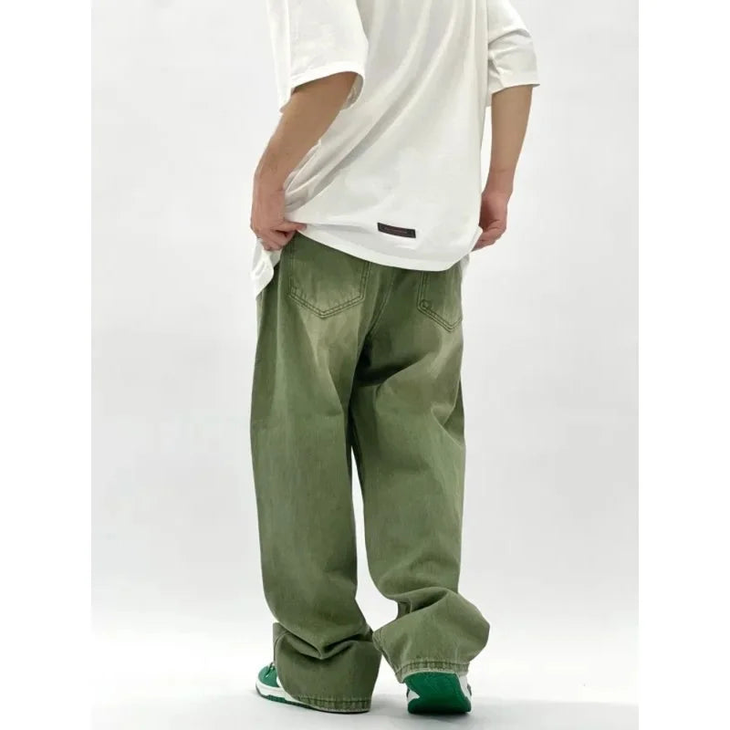 Luvo | Jean Baggy pour Homme - Vert
