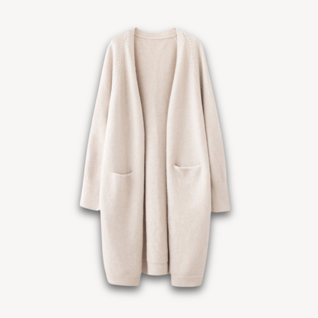 Luvo | Cardigan pour Femme – Long Gilet en Maille
