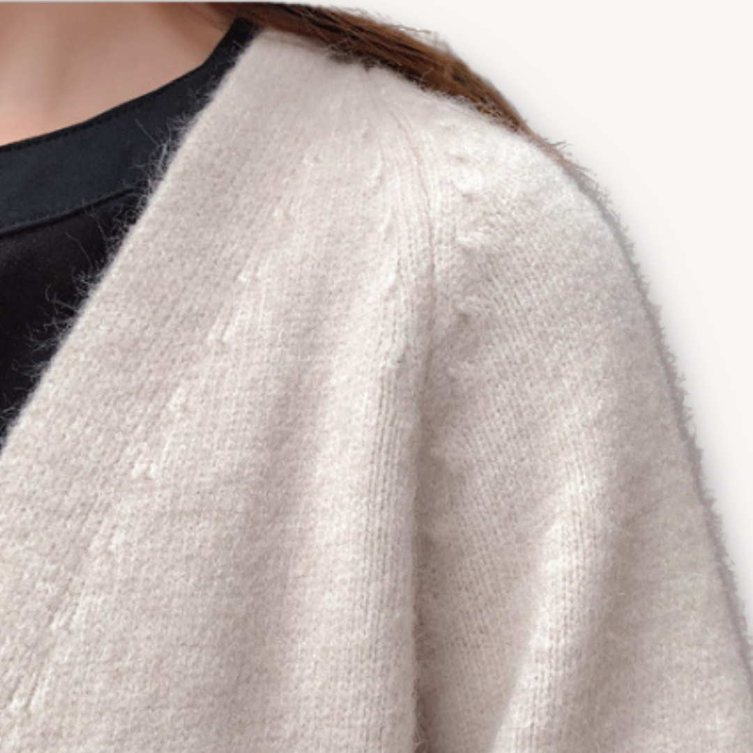 Luvo | Cardigan pour Femme – Long Gilet en Maille