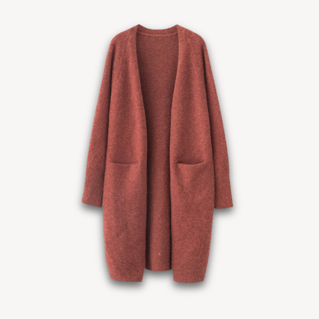 Luvo | Cardigan pour Femme – Long Gilet en Maille