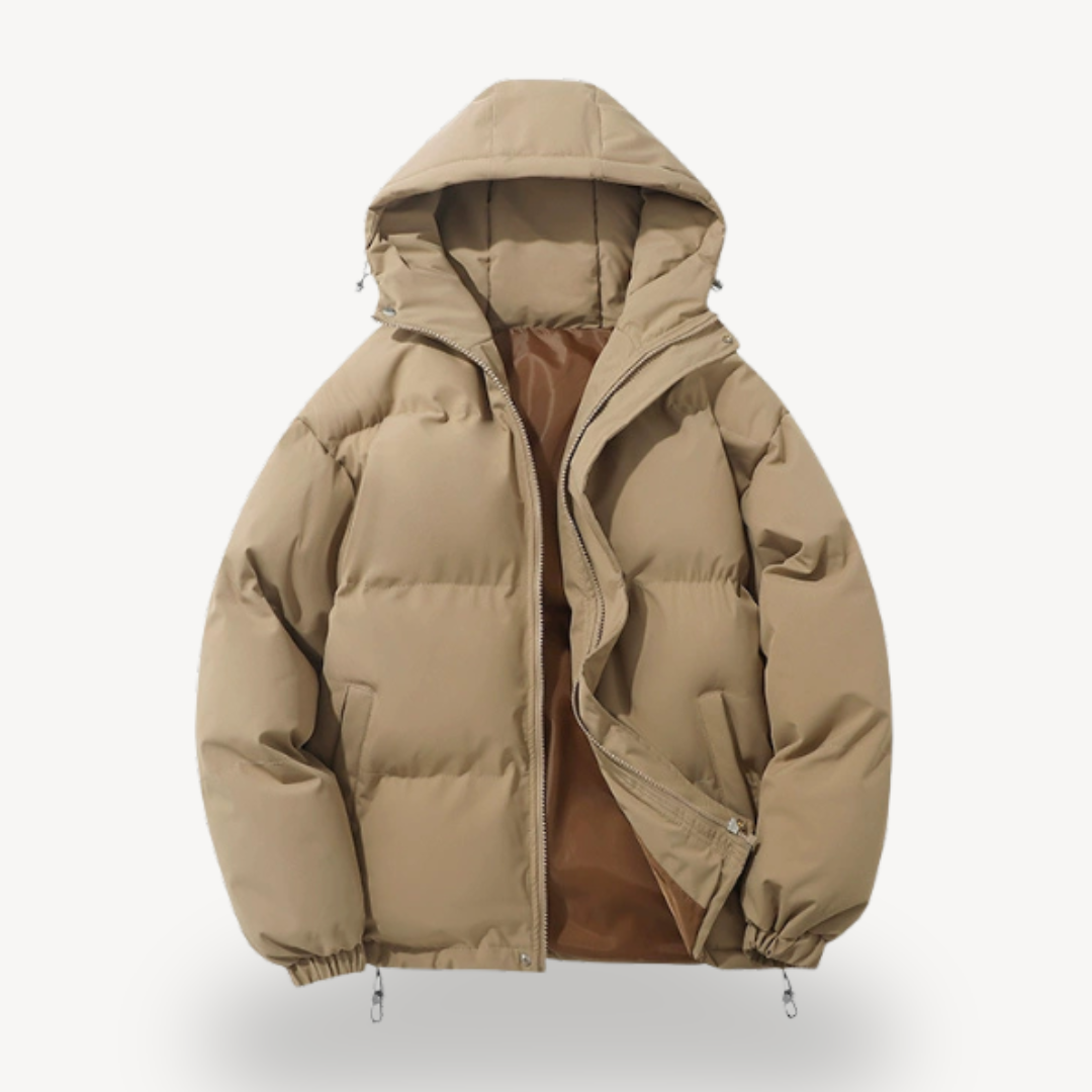 Luvo | Manteau Matelassée pour Homme – Isolée avec Capuche