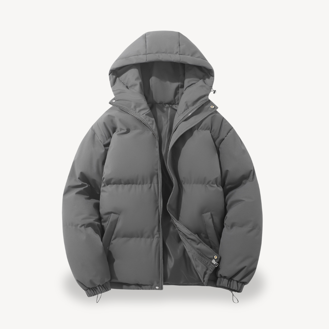 Luvo | Manteau Matelassée pour Homme – Isolée avec Capuche