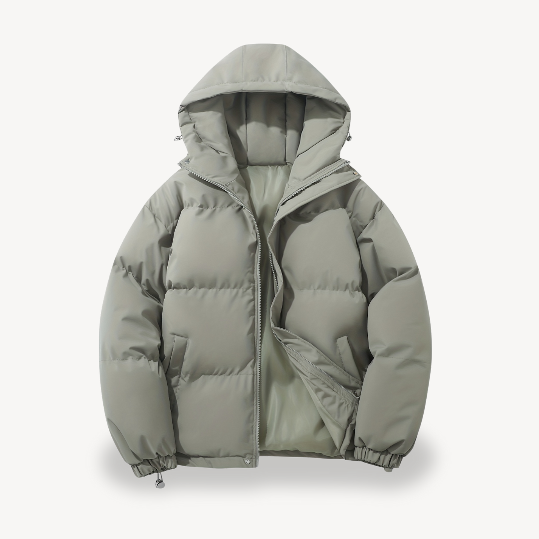 Luvo | Manteau Matelassée pour Homme – Isolée avec Capuche