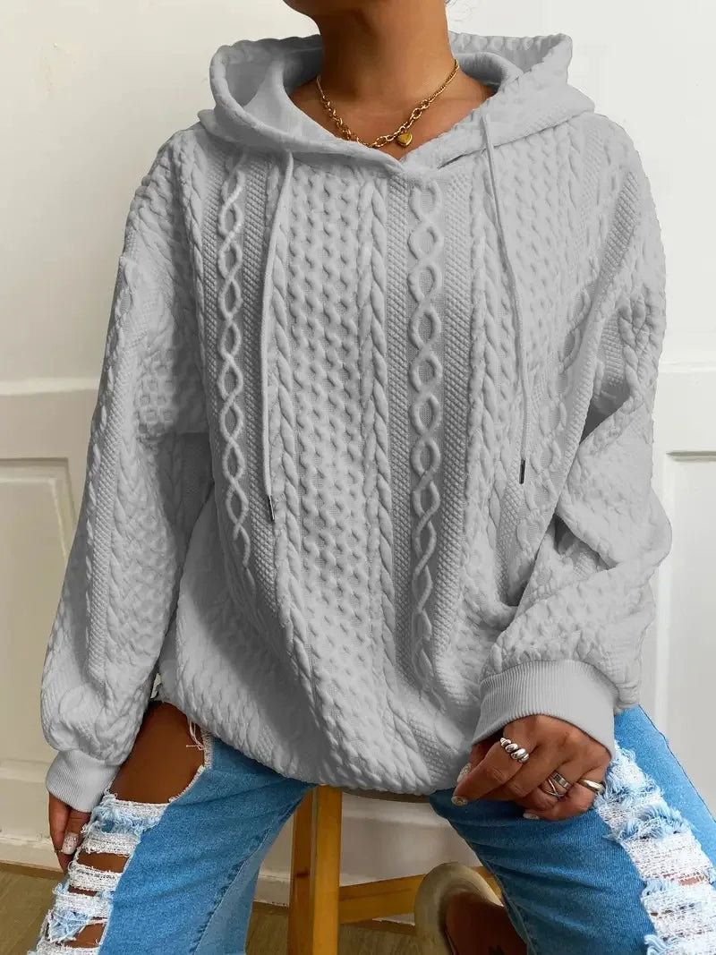 Luvo | Sweatshirt d’Hiver pour Femme à Capuche – Manches Longues