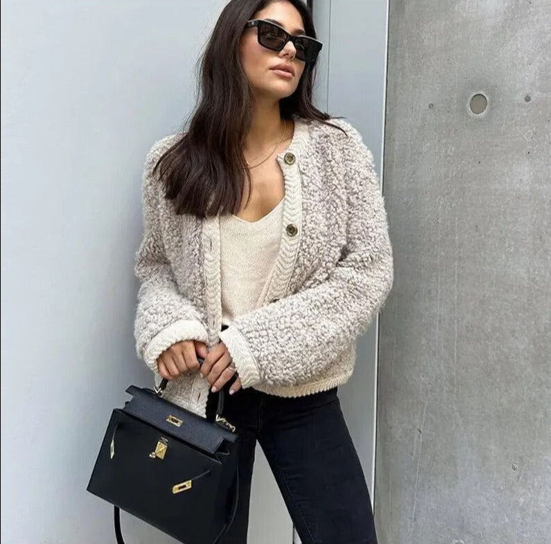 Luvo | Manteau Teddy Élégant pour Femme – Style Décontracté