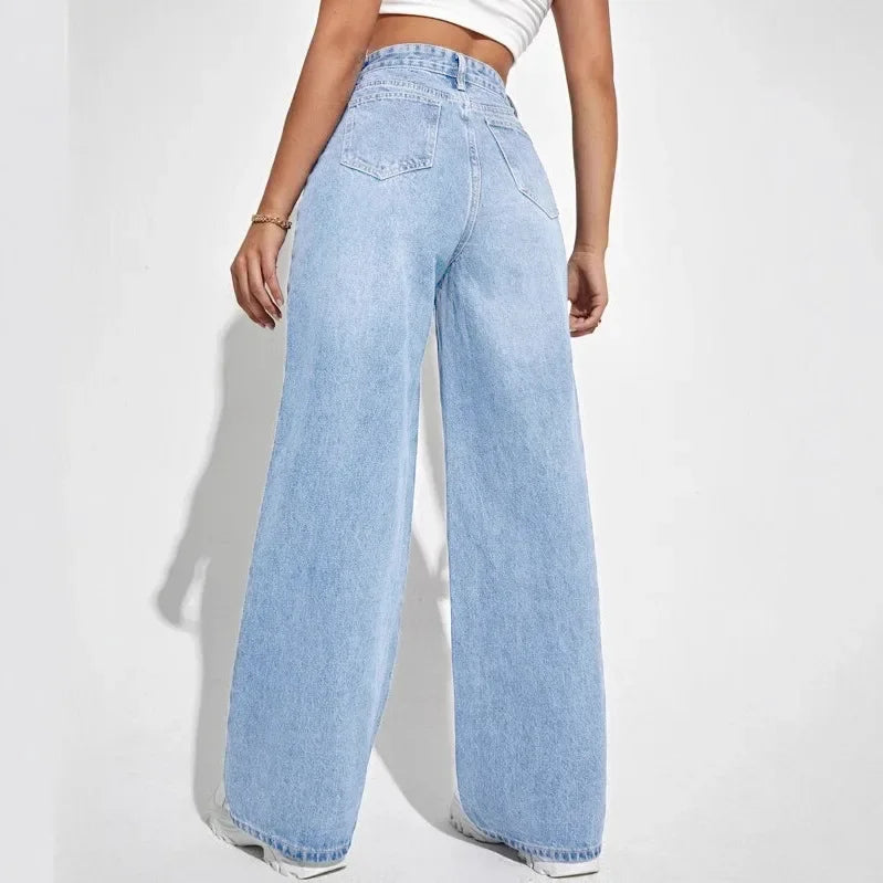 Luvo | Jean Mom pour Femme – Taille Haute